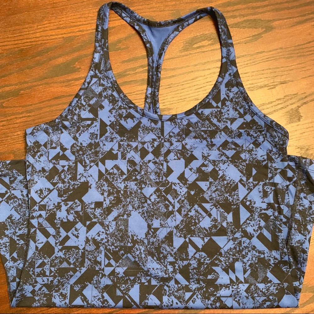 Nike Dry Fit Blue Yoga Tank Top